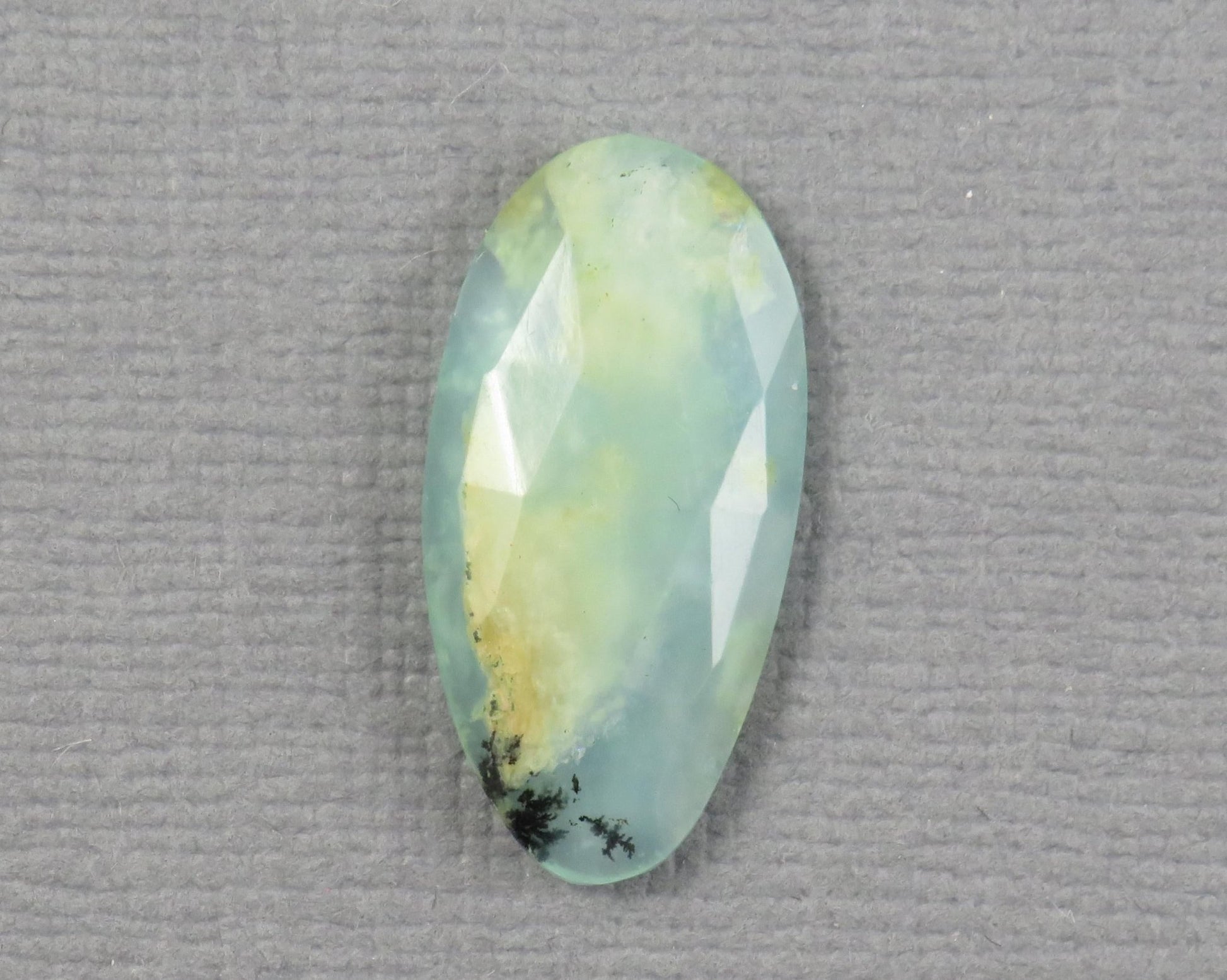 Peruvian Opal Rose Cut Oval | Andean opal | 20x10mm, 3.66ct | Peru | PO431 - Gem Enthusiast