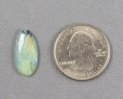 Peruvian Opal Rose Cut Oval | Andean opal | 20x10mm, 3.66ct | Peru | PO431 - Gem Enthusiast