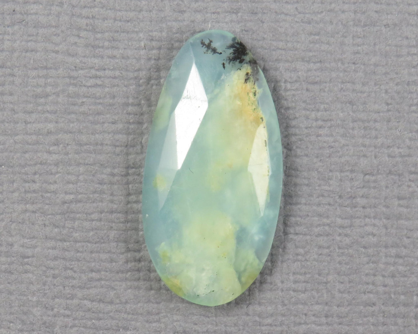 Peruvian Opal Rose Cut Oval | Andean opal | 20x10mm, 3.66ct | Peru | PO431 - Gem Enthusiast