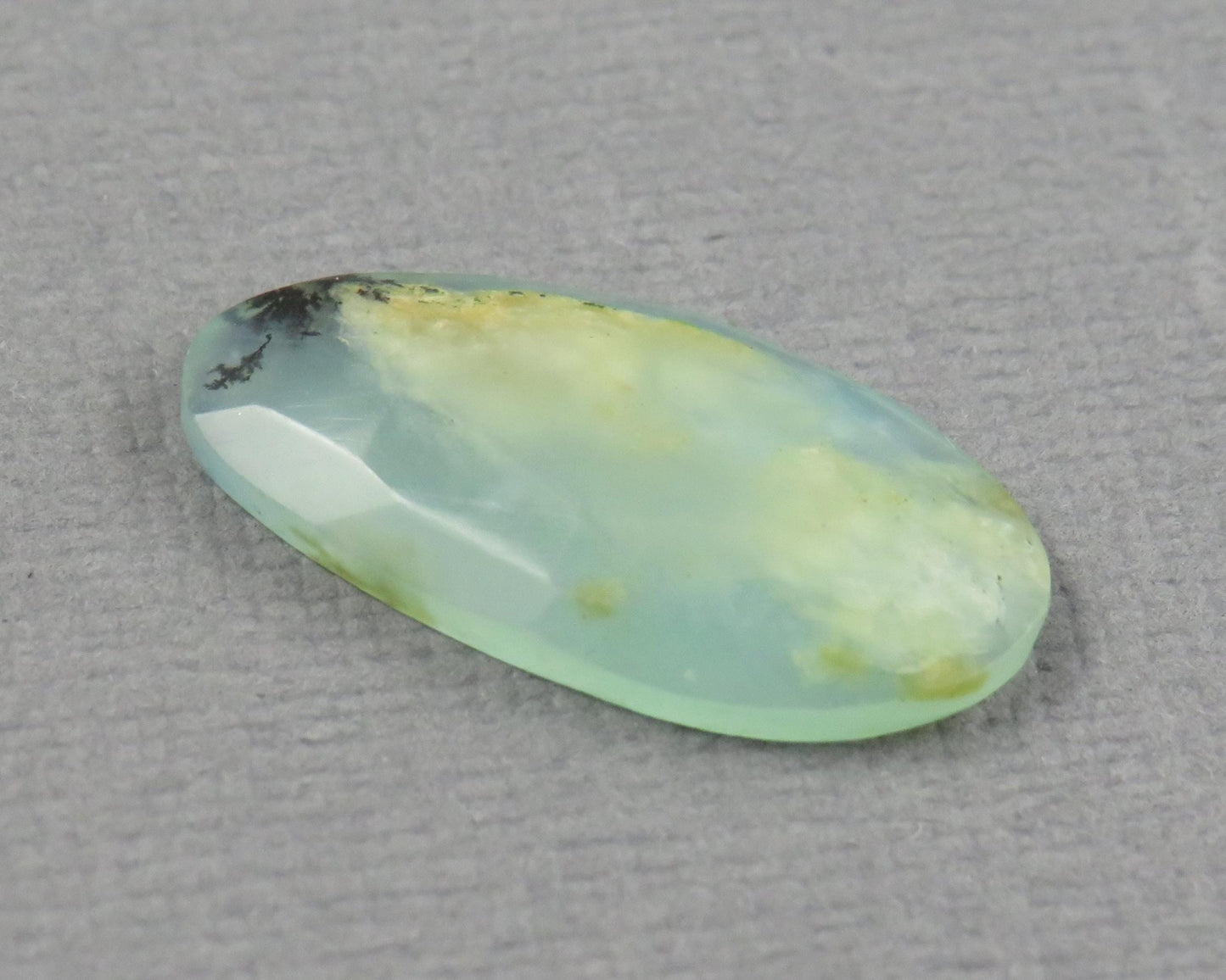 Peruvian Opal Rose Cut Oval | Andean opal | 20x10mm, 3.66ct | Peru | PO431 - Gem Enthusiast