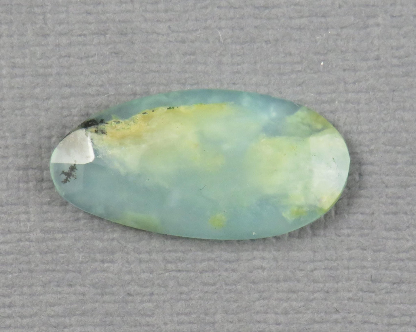 Peruvian Opal Rose Cut Oval | Andean opal | 20x10mm, 3.66ct | Peru | PO431 - Gem Enthusiast