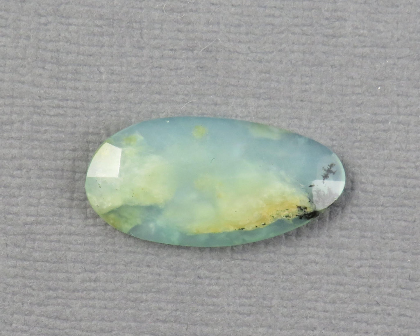 Peruvian Opal Rose Cut Oval | Andean opal | 20x10mm, 3.66ct | Peru | PO431 - Gem Enthusiast