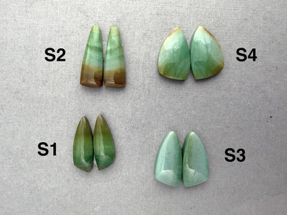 Petrified Wood Opal Pairs | Natural Indonesian Gemstone | WO242 - Gem Enthusiast