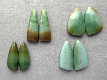 Petrified Wood Opal Pairs | Natural Indonesian Gemstone | WO242 - Gem Enthusiast