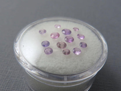 Pink and Purple Sapphire Faceted Lot | 2mm to 3.7mm | Natural Gemstones | 1.3 carats | SF123 - 3 - Gem Enthusiast