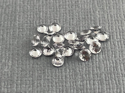 Platinum Natural Spinel Round | 2.5mm or 3mm | Mozambique Gemstone - Gem Enthusiast