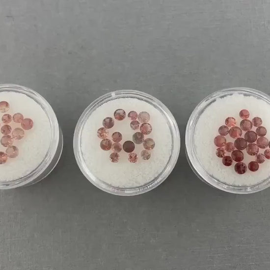 3mm Oregon Sunstones Faceted Round Gemstones | Medium or Light