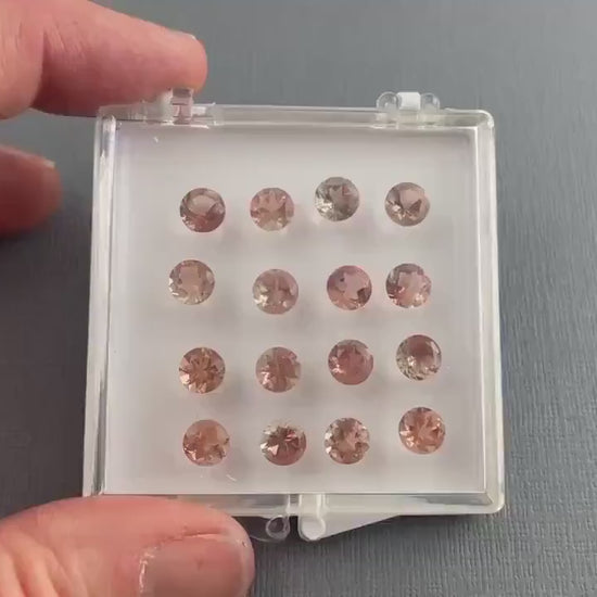 6mm Oregon Sunstones Faceted Round Gemstones | Pick Your Own Stone!