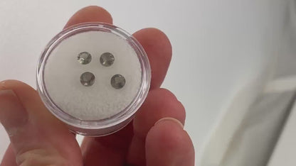 4mm Oregon Sunstone Round Lot | Soft Green Peach Bi-color | OSF201