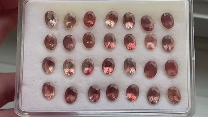 8x6 Oregon Sunstones Faceted Oval Gemstones | Pick Your Own Stone!