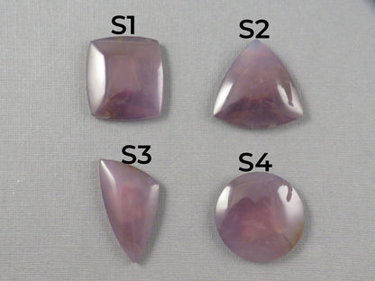 Purple Chalcedony Cabochon | Per Stone | 30–39mm, avg 48ct | Indonesia | CA354 - Gem Enthusiast