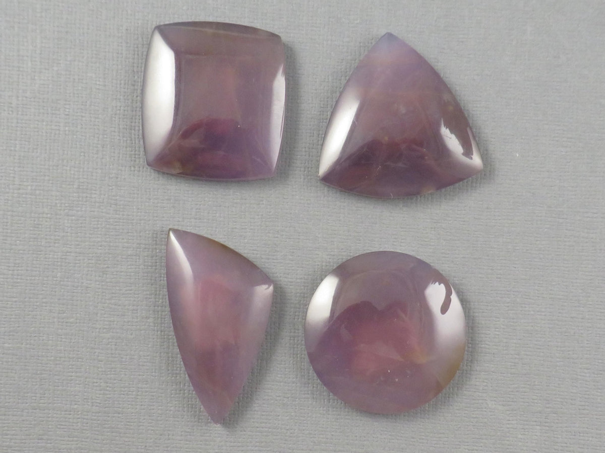 Purple Chalcedony Cabochon | Per Stone | 30–39mm, avg 48ct | Indonesia | CA354 - Gem Enthusiast