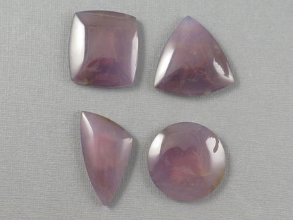 Purple Chalcedony Cabochon | Per Stone | 30–39mm, avg 48ct | Indonesia | CA354 - Gem Enthusiast
