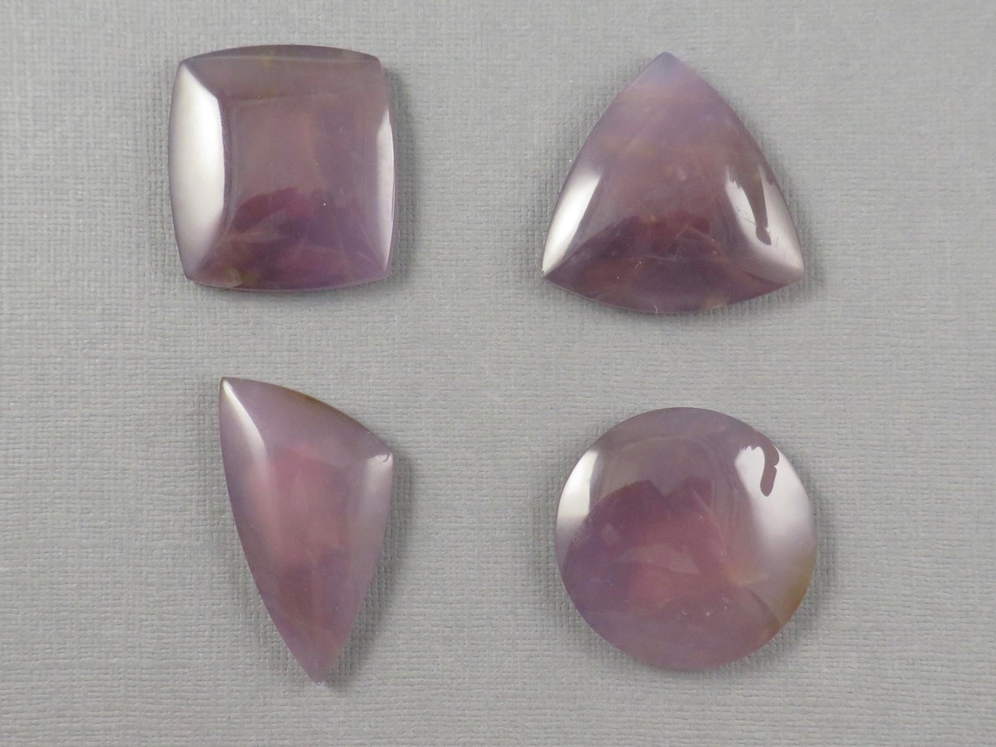 Purple Chalcedony Cabochon | Per Stone | 30–39mm, avg 48ct | Indonesia | CA354 - Gem Enthusiast