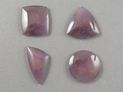 Purple Chalcedony Cabochon | Per Stone | 30–39mm, avg 48ct | Indonesia | CA354 - Gem Enthusiast