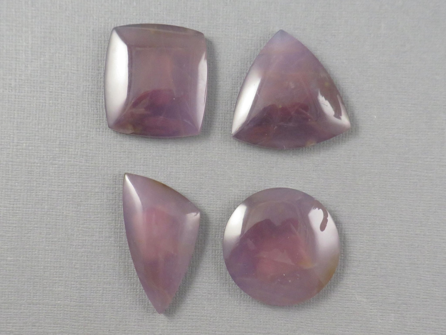 Purple Chalcedony Cabochon | Per Stone | 30–39mm, avg 48ct | Indonesia | CA354 - Gem Enthusiast