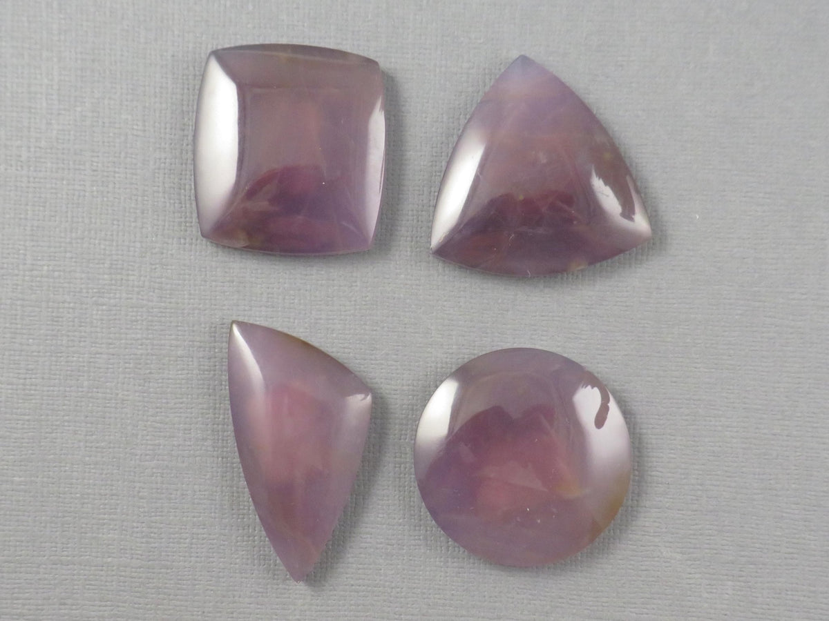 Purple Chalcedony Cabochon | Per Stone | 30–39mm, avg 48ct | Indonesia | CA354 - Gem Enthusiast