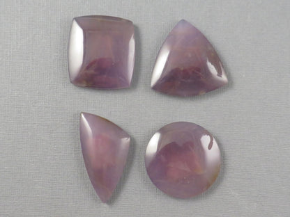 Purple Chalcedony Cabochon | Per Stone | 30–39mm, avg 48ct | Indonesia | CA354 - Gem Enthusiast