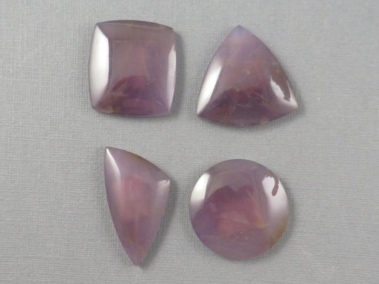 Purple Chalcedony Cabochon | Per Stone | 30–39mm, avg 48ct | Indonesia | CA354 - Gem Enthusiast