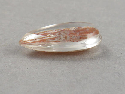 Quartz with Biotite | Pear Cabochon | Brazil | 22x11.5x6 | 10.4 carats | QU537 - Gem Enthusiast
