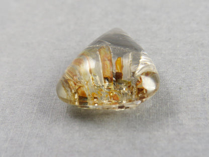 Quartz with Biotite | Pear Cabochon | Brazil | 22x16.5x8 | 16 carats | QU536 - Gem Enthusiast