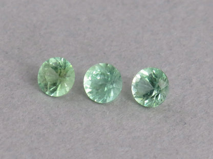 RARE Kornurupine Faceted Round Lot | 3.6mm, 0.54ct | 3 - Stone Lot | Z231 - Gem Enthusiast