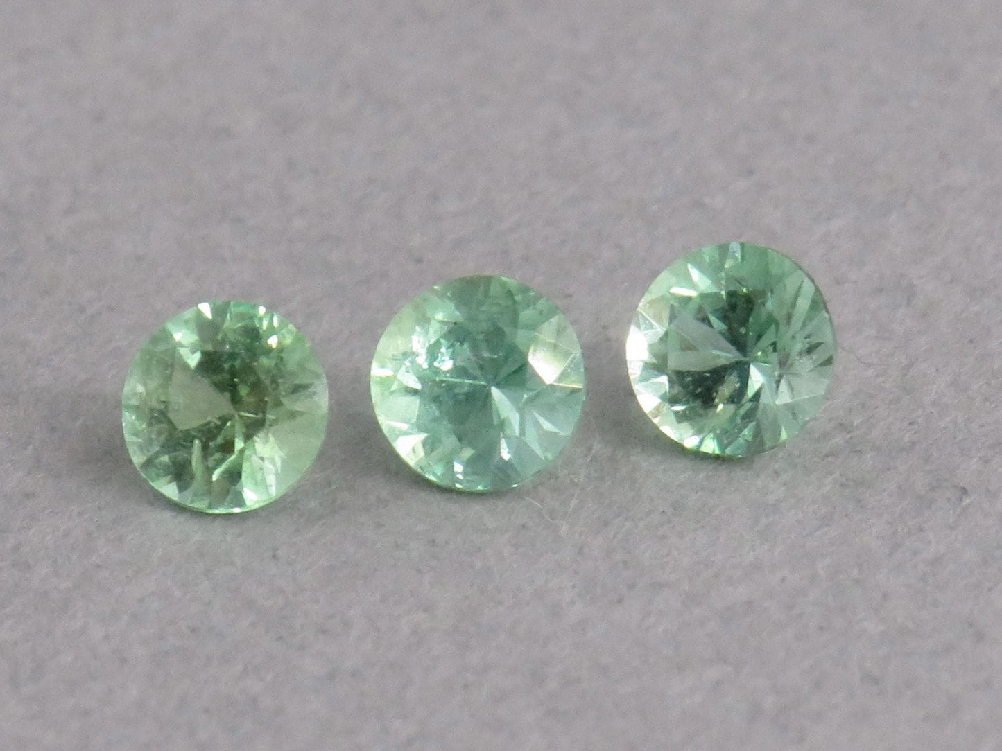 RARE Kornurupine Faceted Round Lot | 3.6mm, 0.54ct | 3 - Stone Lot | Z231 - Gem Enthusiast