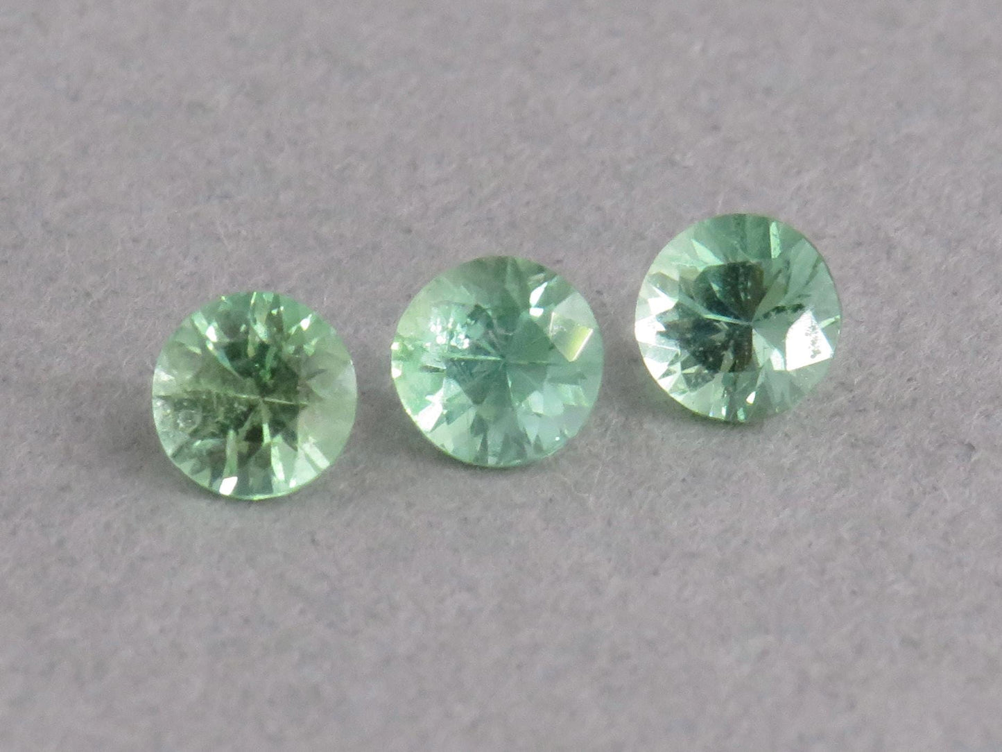 RARE Kornurupine Faceted Round Lot | 3.6mm, 0.54ct | 3 - Stone Lot | Z231 - Gem Enthusiast