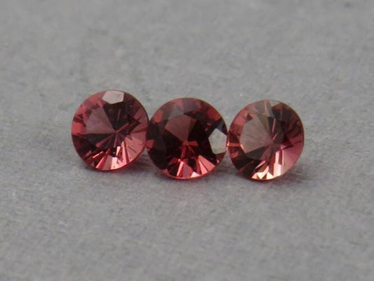 Red Spinel Lot | 3.4mm Faceted Round | Natural Gemstone | SL125 - Gem Enthusiast