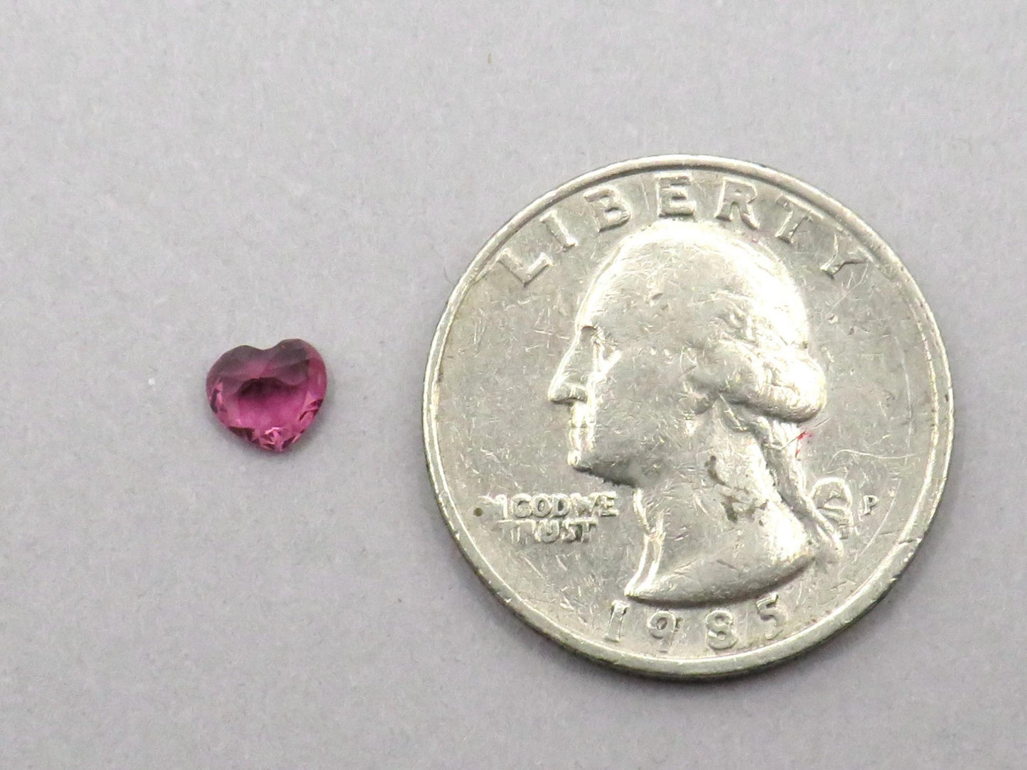 Rhodolite Garnet | Faceted Heart | Tanzania | GR104 - Gem Enthusiast