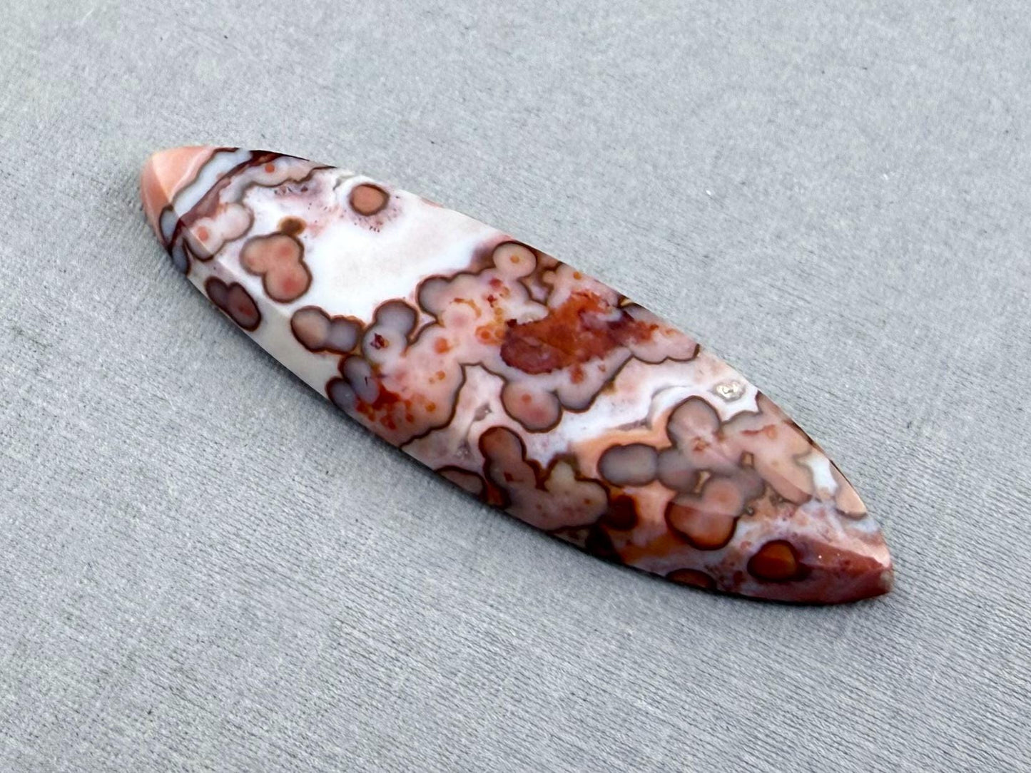 River Jasper Pair | Natural Orbicular Gemstone from Indonesia | JS214 - Gem Enthusiast