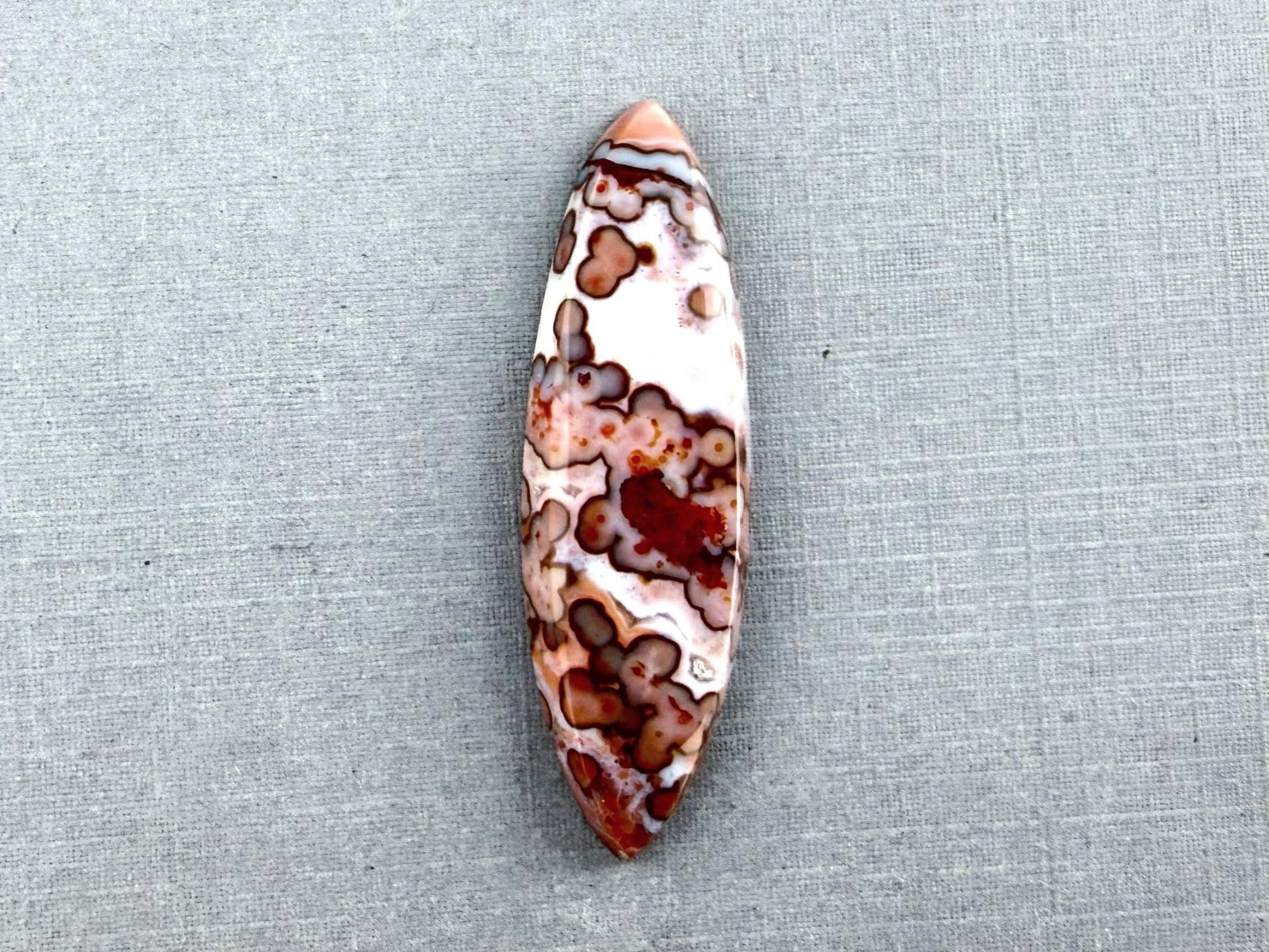 River Jasper Pair | Natural Orbicular Gemstone from Indonesia | JS214 - Gem Enthusiast