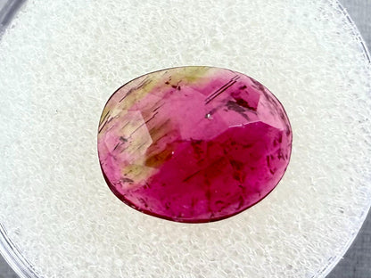 Rubellite Tourmaline Rose Cut Cabochon | Natural Gemstone | 3.5 carats | TR144 - Gem Enthusiast