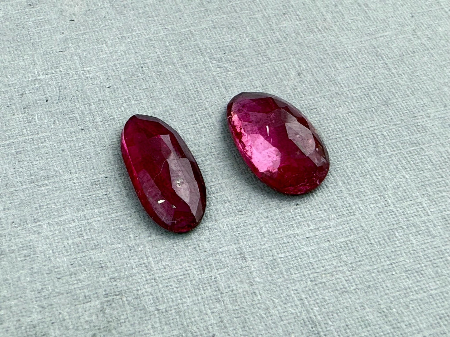 Rubellite Tourmaline Rose Cut Cabochon | Natural Gemstone | 4.55 carats | TR141 - Gem Enthusiast