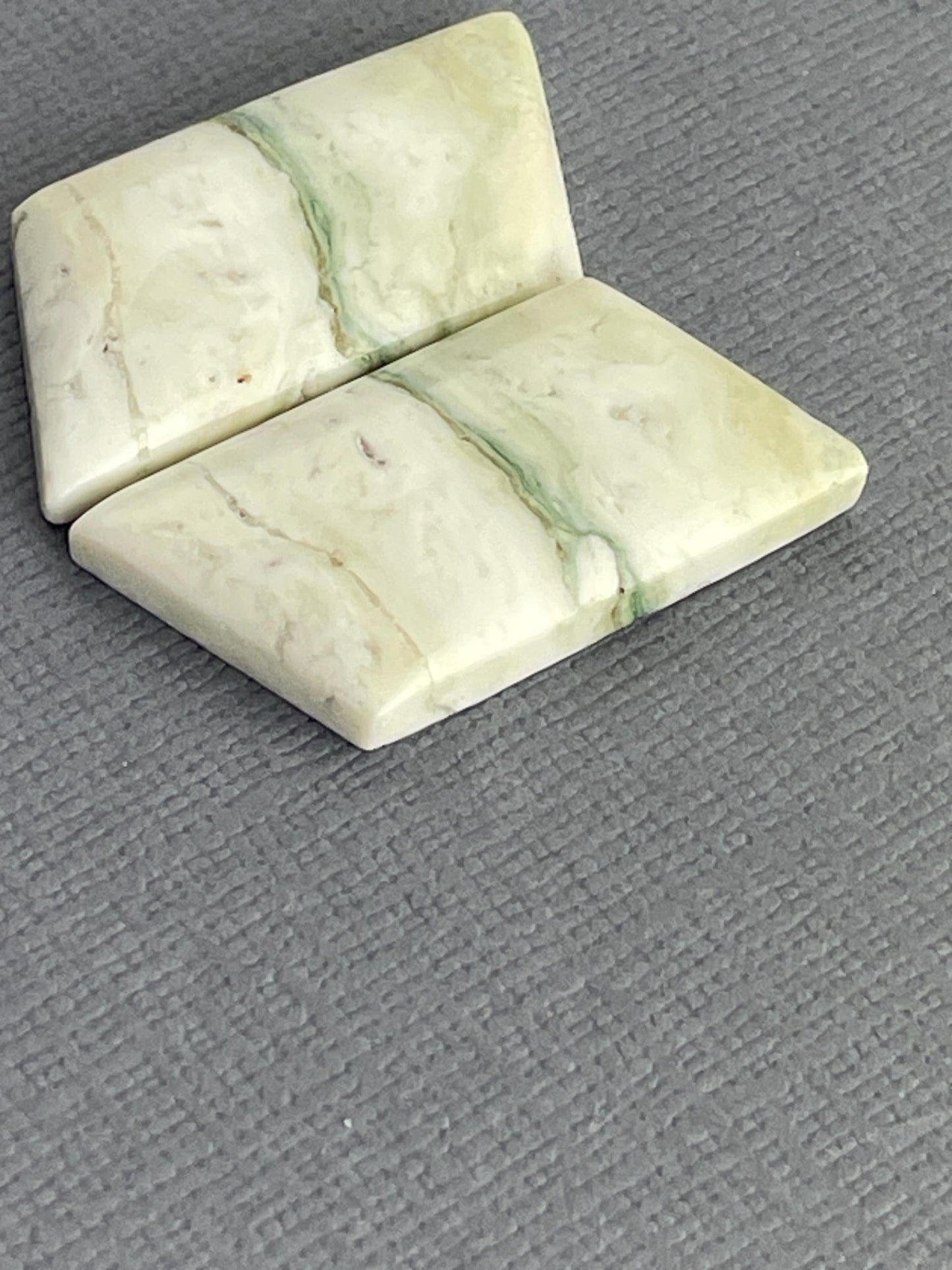 Saturn Chalcedony Cabochon Pair | Natural Loose Gemstone | CA324 - Gem Enthusiast