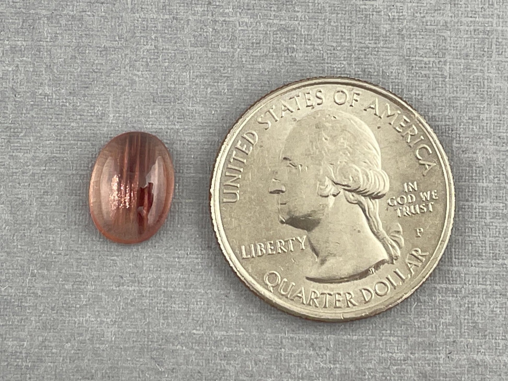 Schiller Oregon Sunstones 11x8 Oval Cabochon | 2.52 carats | OSC282 - Oregon Sunstone - Gem Enthusiast