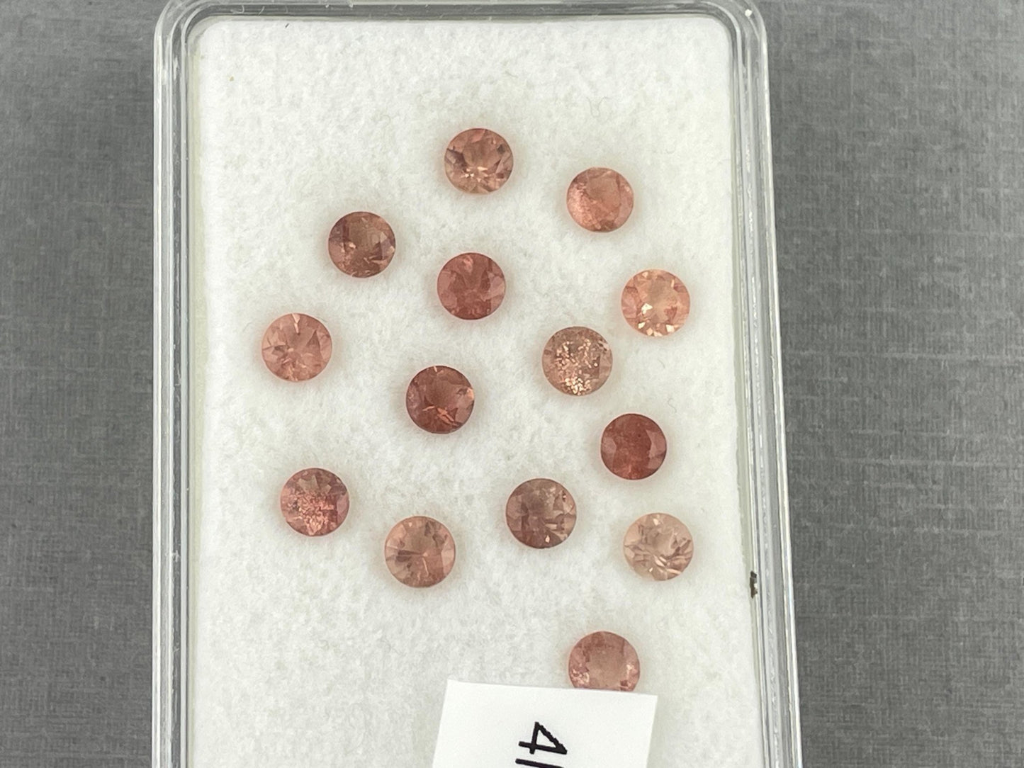 Select a Stone - Oregon Sunstones Faceted Round Gemstones | 4mm - Oregon Sunstone - Gem Enthusiast