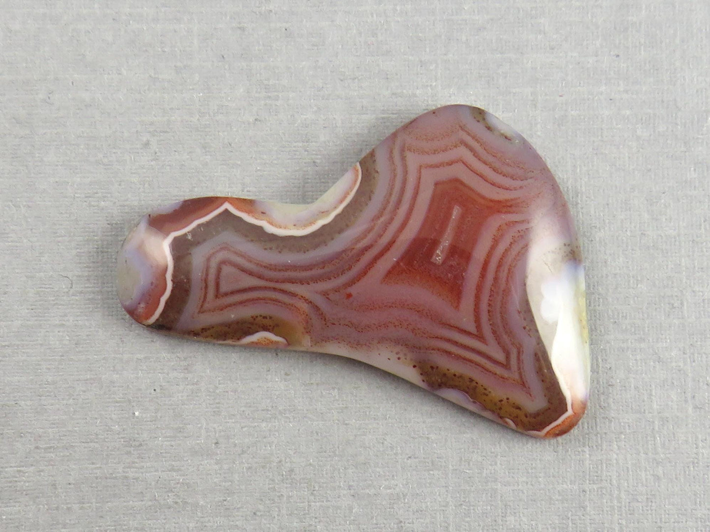 Sierra Madre Agate | 37x27 mm | Large Natural Loose Cabochon Gemstone | AG317 - Gem Enthusiast