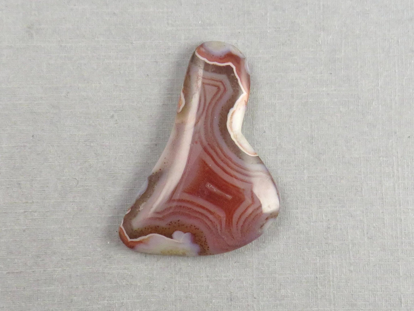 Sierra Madre Agate | 37x27 mm | Large Natural Loose Cabochon Gemstone | AG317 - Gem Enthusiast