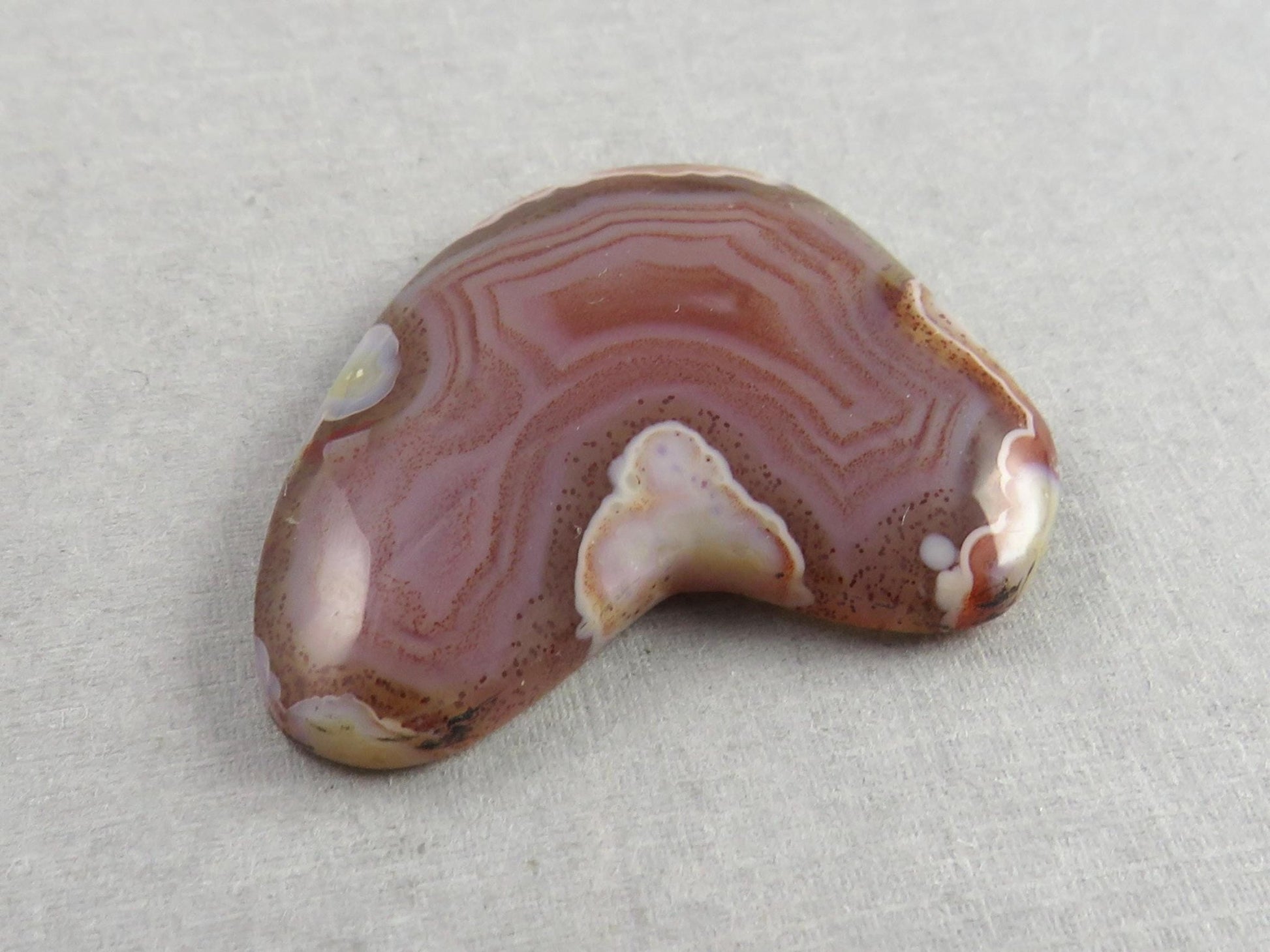 Sierra Madre Agate | 39x30 mm | Large Natural Loose Cabochon Gemstone | AG318 - Gem Enthusiast