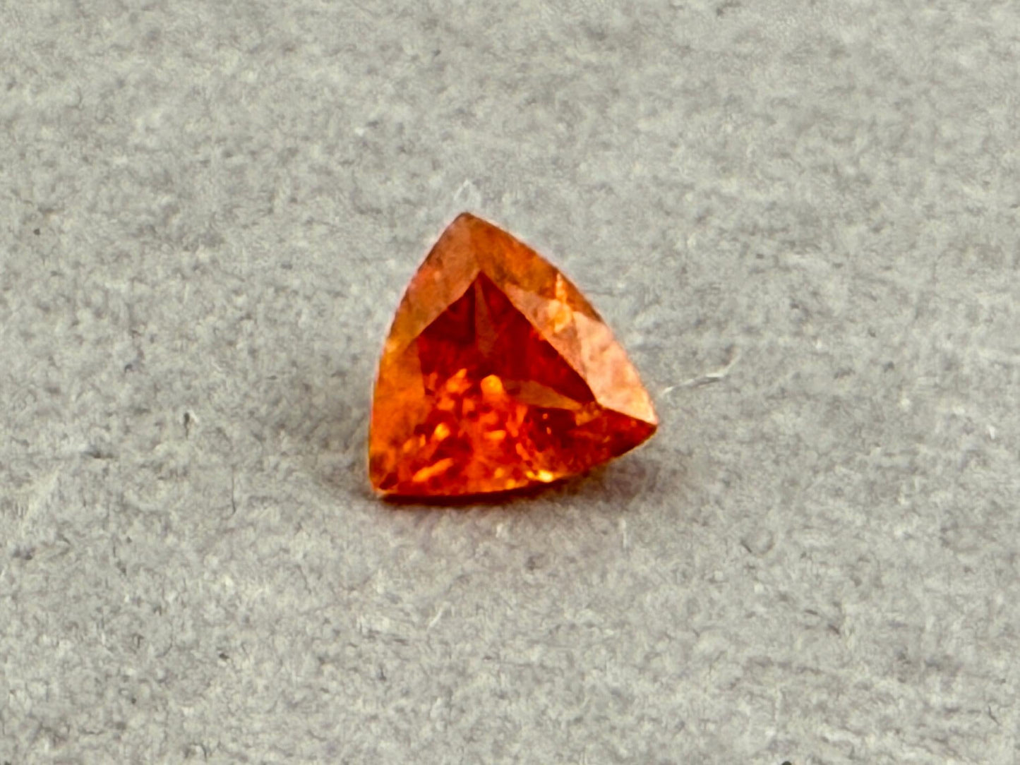 Spessartine Garnet Trillion | Mandarin Orange | 5.5mm | GS122 - Gem Enthusiast