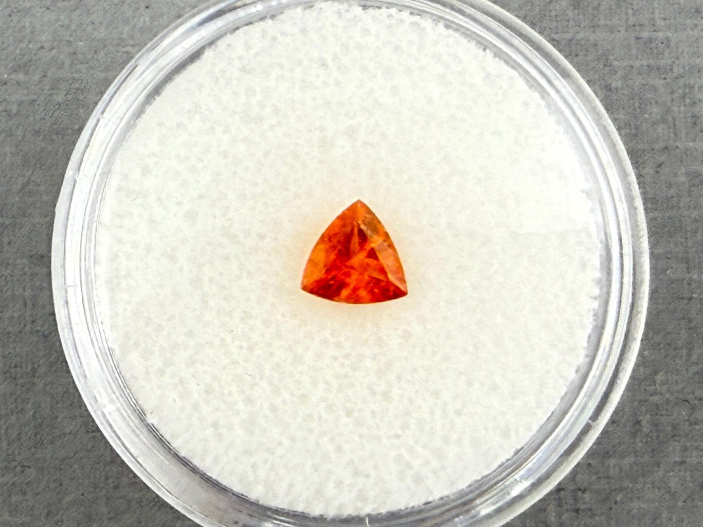 Spessartine Garnet Trillion | Mandarin Orange | 5.5mm | GS122 - Gem Enthusiast