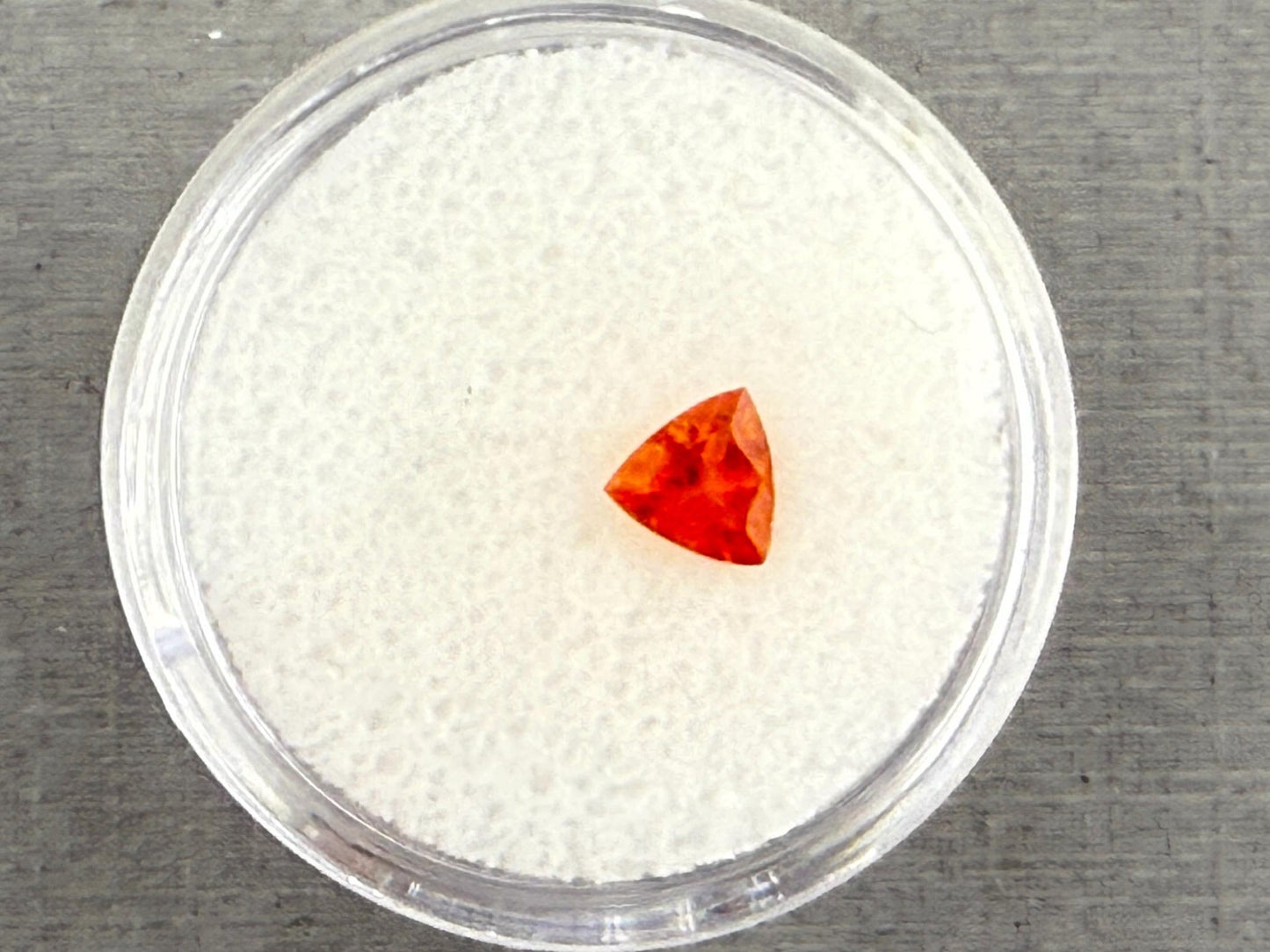 Spessartine Garnet Trillion | Mandarin Orange | 5mm | GS123 - Gem Enthusiast