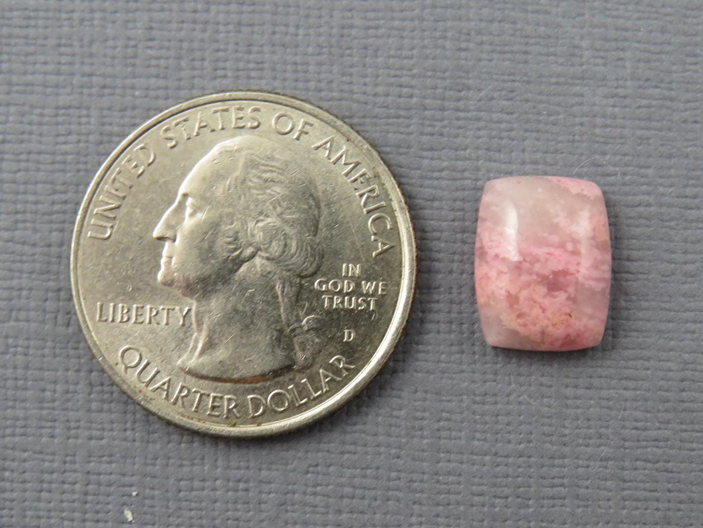 Sunset Rhodonite | 12x9 mm | Natural Cabochon Mined in Italy | RD103 - Gem Enthusiast