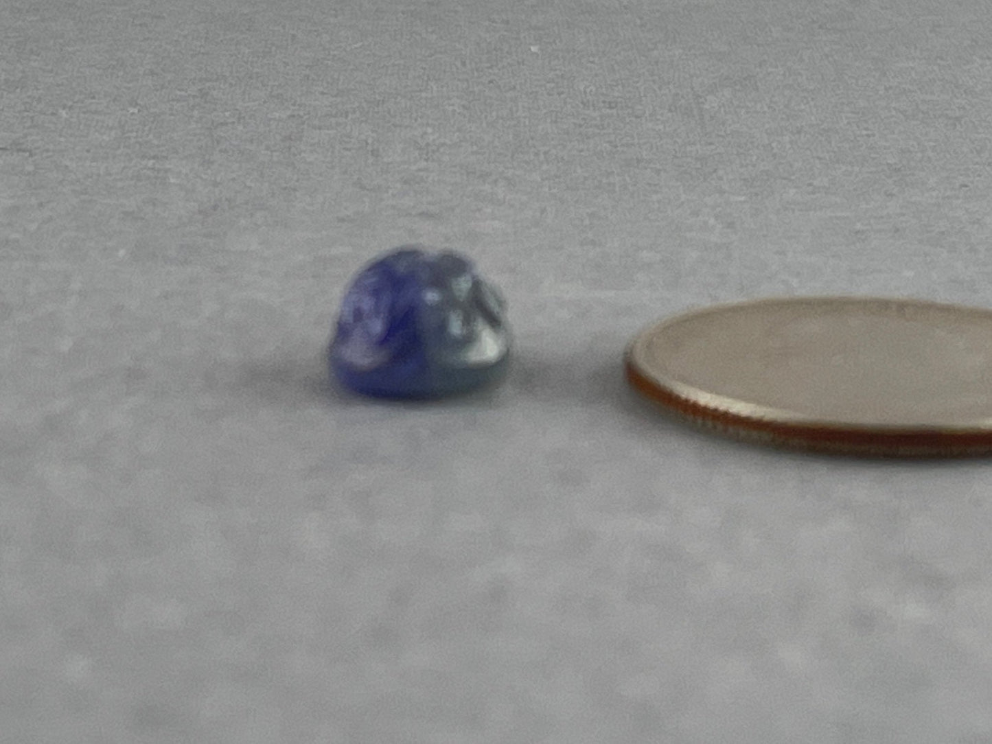 Tanzanite Carved Oval Cabochon | 11x9 Bi - color Natural Loose Gemstones | TA302 - Gem Enthusiast