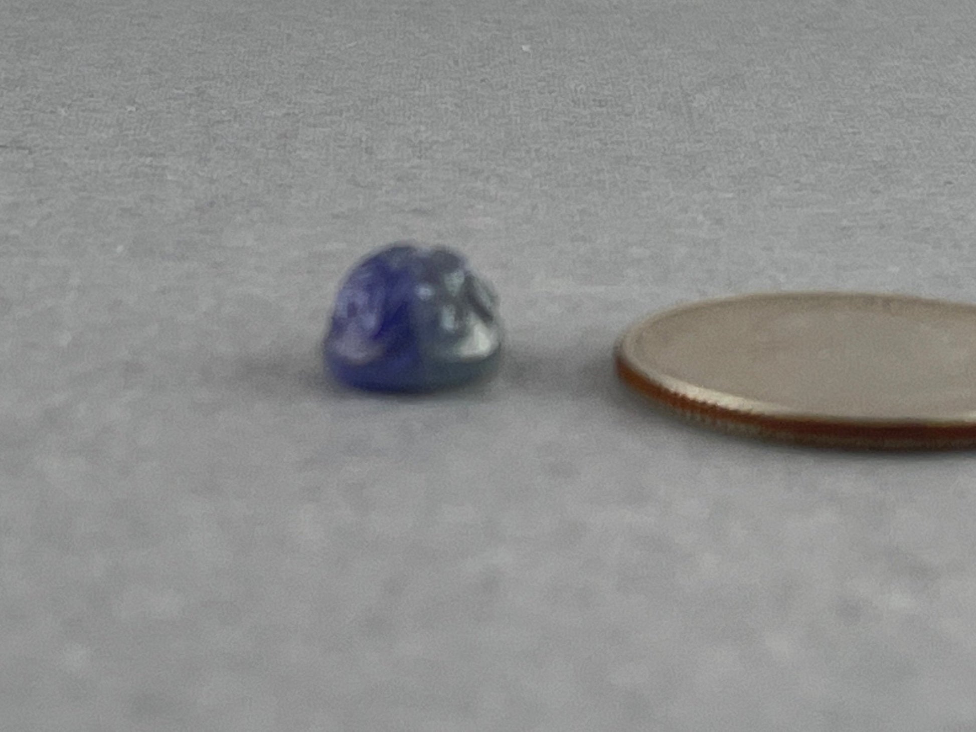 Tanzanite Carved Oval Cabochon | 11x9 Bi - color Natural Loose Gemstones | TA302 - Gem Enthusiast