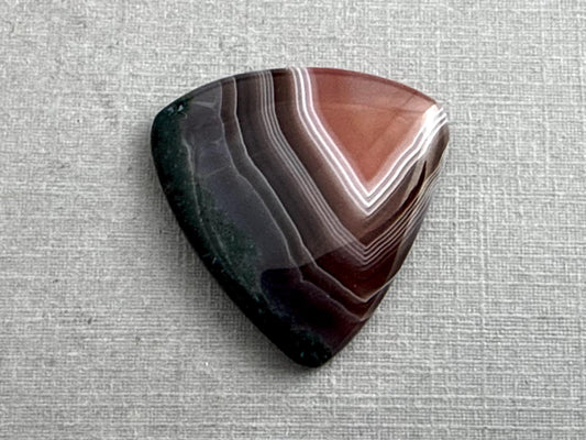 Timor Agate | 27x25x5 mm | Large Natural Loose Cabochon Gemstone | AG312 - Gem Enthusiast