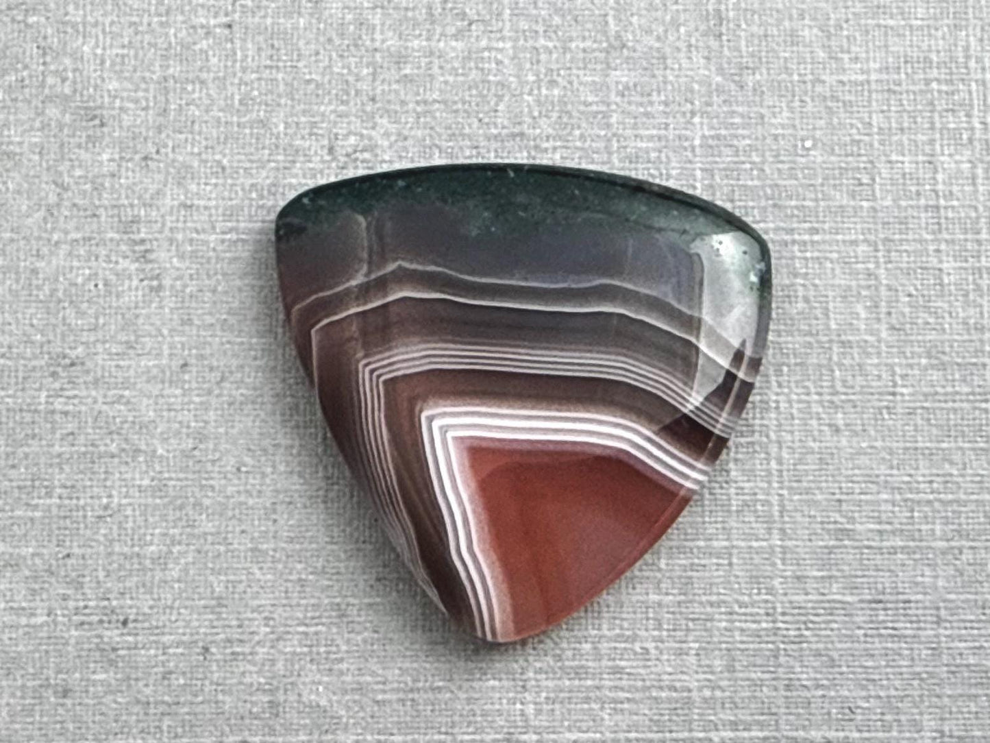 Timor Agate | 27x25x5 mm | Large Natural Loose Cabochon Gemstone | AG312 - Gem Enthusiast