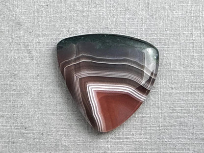 Timor Agate | 27x25x5 mm | Large Natural Loose Cabochon Gemstone | AG312 - Gem Enthusiast