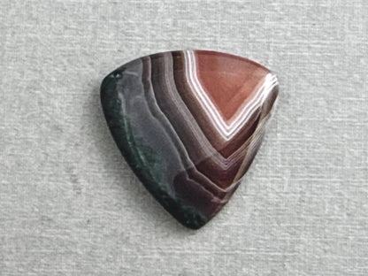 Timor Agate | 27x25x5 mm | Large Natural Loose Cabochon Gemstone | AG312 - Gem Enthusiast